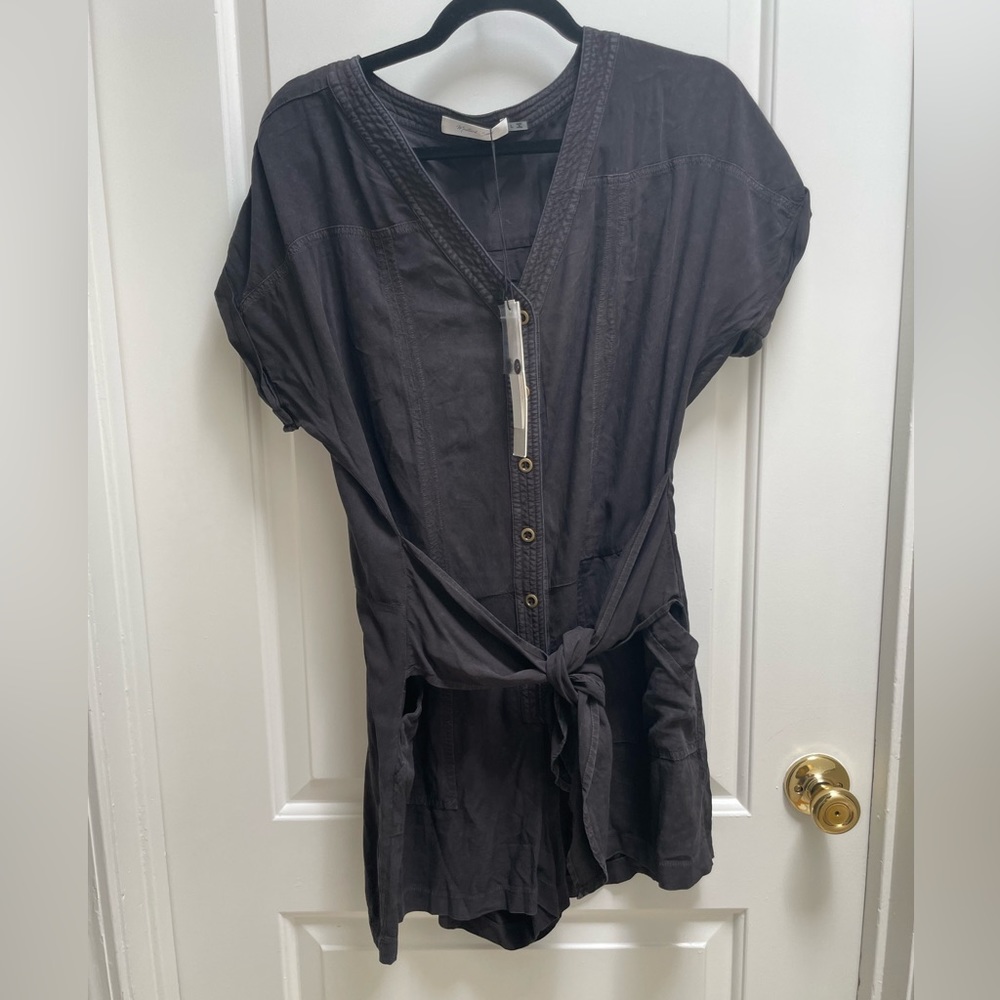Black Mustard Seed Romper, Size Large